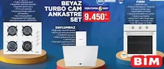 KUMTEL BEYAZ TURBO CAM ANKASTRE SET BEYAZ